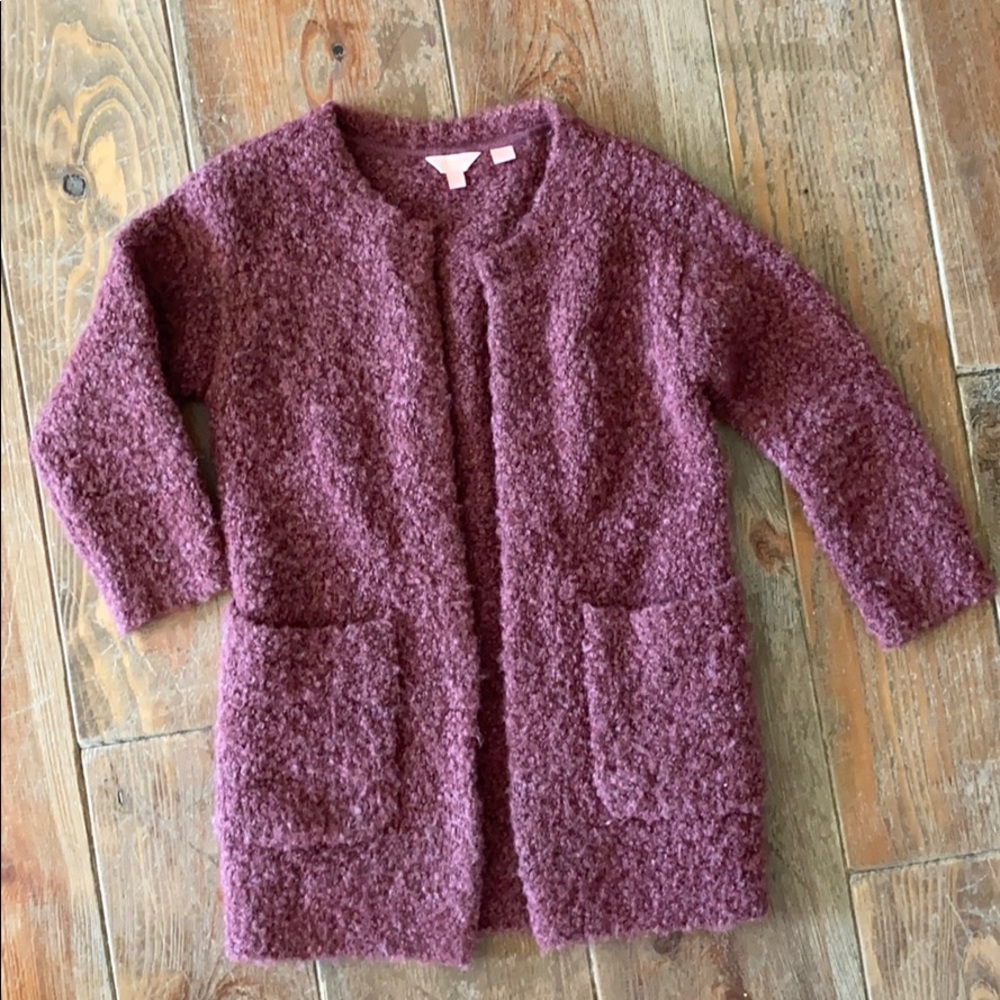 Jigsaw junior cardigan maroon